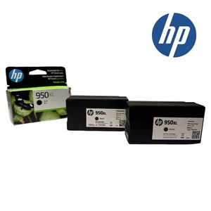 Cartucce inchiostro nero HP 950XL (lotto di 3) scatola aperta presumibilmente nuove mai usate - Foto 1 di 7