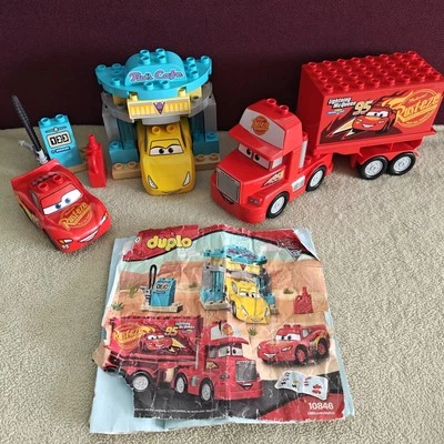 Lego Duplo Cars 10846 - Le Café de Flo - Complet Flash McQueen Cruz Ramirez Mack - Photo 1/4