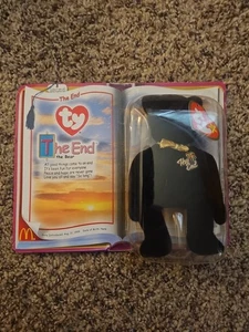 Ty Teenie Beanie Baby The End 1999 Y2k Millennium Teddy Bear - Picture 1 of 6