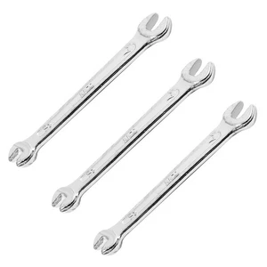 3X Silver Tone 5.5mm x 7mm U Shape  Open-Ended Wrench Tool J6E97074 - Bild 1 von 8