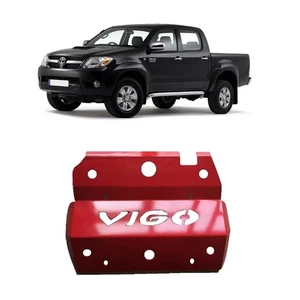 SCHWERLAST Skid Plate für TOYOTA HILUX (2005-16) 3MM Stahl rot Vigo Mk6 Mk7 4x4 - Bild 1 von 2