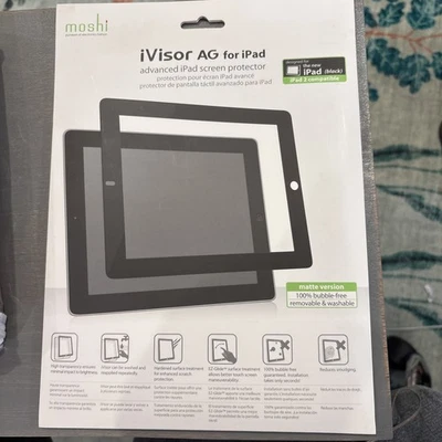 Moshi iVisor AG for iPad 2 Advanced Screen Protector Matte Removable Washable - Image 1 of 2