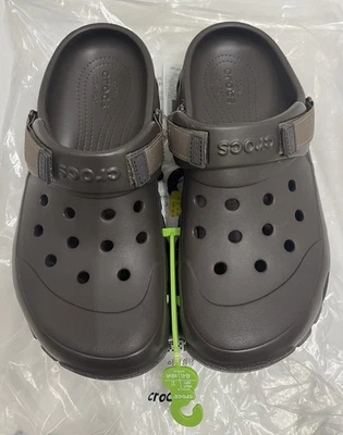 Zueco deportivo Crocs todoterreno marrón para hombre 11 mujeres 9 correa ajustable - E Foto 1 de 4