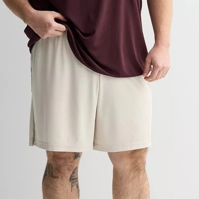 Nuevo con etiquetas Pantalones Cortos Tek Gear Big & Tall Dry Tek Para Hombre Arena Desierto Foto 1 de 3