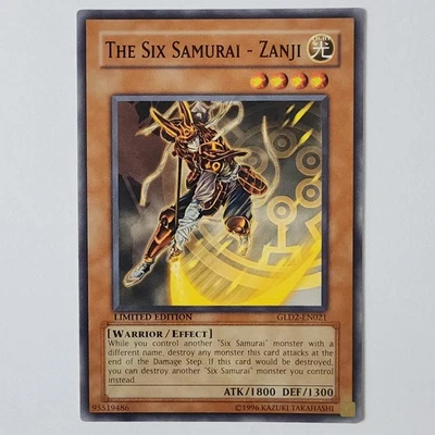 The Six Samurai - Zanji - GLD2-EN021 - NM - Common - Limited - Yugioh - Image 1 of 2