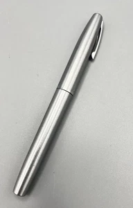 Sheaffer Imperial 444 Brushed Steel Fountain Pen Circa 1970’s Vintage Australia - Picture 1 of 9