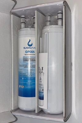 2 New Glacial Pure Replacement Refrigerator Filter Model GP003 Frigidaire Sealed - Image 1 of 2
