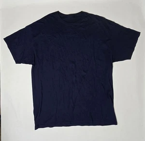 Marineblaues unbedrucktes T-Shirt Herren XXL - Bild 1 von 4