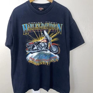 Camisa Harley Davidson Bicicleta Que Hizo Milwaukee Famosa De Colección Holoubek 1992 XL - Imagen 1 de 11