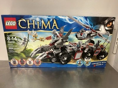 Lego 70009 Legends of Chima WORRIZ' COMBAT LAIR Building Set 664pcs New Retired - Image 1 of 3