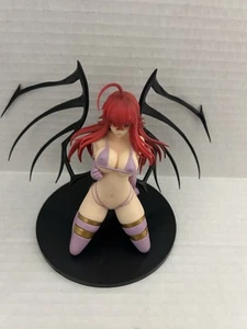 High School DxD Rias Gremory kniender Anime rosa Demon Flügel Farbe 4 Zoll Figur - Bild 1 von 4
