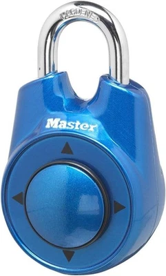 Master Lock 1500iD набор собственный направленный комбинированный навесной замок синий - Изображение 1 из 4