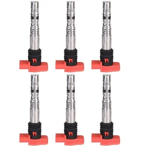 6pcs Ignition Coils Fit for 2002 2003 2004 Audi A6 Quattro V6 3.0L GN10444 New - Picture 1 of 6