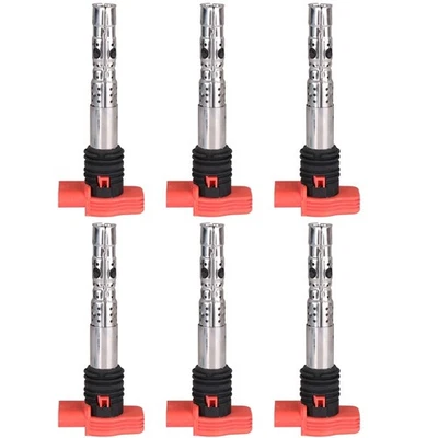 6pcs Ignition Coils Fit for 2002 2003 2004 Audi A6 Quattro V6 3.0L GN10444 New - Image 1 of 4