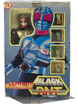 BLACK ANT MASKED RIDER NO SUPER SENTAI POWER RANGERS CEPPIRATTI TOEI COMPANY ‘82 - Immagine 1 di 4