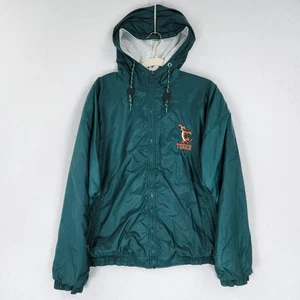 Chaqueta cortavientos vintage con capucha Tigger verde grande Disney para mujer Winnie Pooh - Imagen 1 de 13