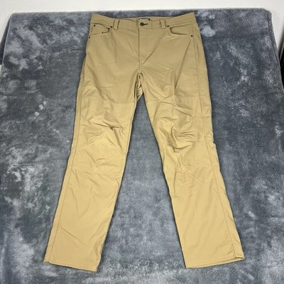 Pantalones de pesca Simms para hombre 38L marrón ligero nailon senderismo al aire libre Foto 1 de 4