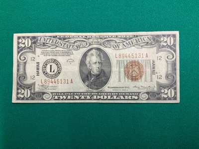 1934 $20 Hawaii note - Image 1 of 2