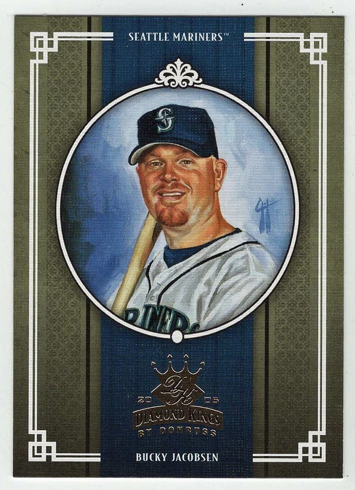 Bucky Jacobsen - Seattle (MLB) 2005 Donruss Diamond Kings Baseball # 207 Mint - Image 1 of 1