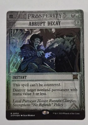 Abrupt Decay Outlaws of Thunder Junction: Breaking News Foil - Image 1 of 4