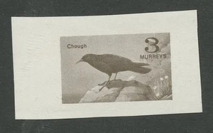 IOM Calf of Man 1963 2nd birds 3m Chough Vignette PP - Bild 1 von 1