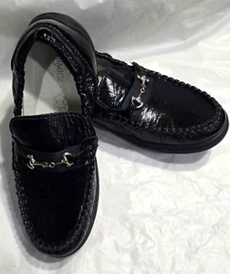 Primigi Slipper Halbschuh für Jungen ~ schwarze Lederschuhe ~ EU Größe 33 / US Größe 2 - Bild 1 von 9