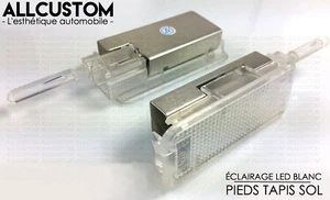 LED FOOTWELL LIGHT WHITE XENON FLOOR MAT INTERIOR FOOT for CITROEN C6 2005-ON - Bild 1 von 3