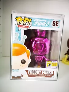 Funko pop Freddy Funko Purple / Magenta Chrome LE425 Sdcc 2017 Fundays - Imagen 1 de 11