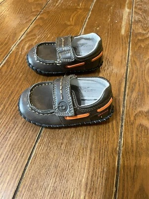 Mocassim Pediped Grip 'n' Go Norm EU 21 (Criança 5.5 Barco Marrom - Imagem 1 de 4