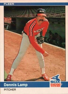 1984 Fleer Baseball #66 - Dennis Lamp - Chicago White Sox 84-608 - Picture 1 of 2