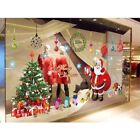 Glass Static Stickers Christmas Window Stickers Wall Decals Merry Christmas