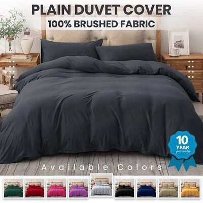 Hotel 2200TC Soft Quilt/Duvet/Doona Cover Set Super King Single Double Queen Bed - image 1 of 4