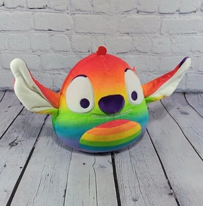 2022 Disney Rainbow STITCH Kelly Toy Squishmallows Pillow Lilo & Stitch Plush - Picture 1 of 11