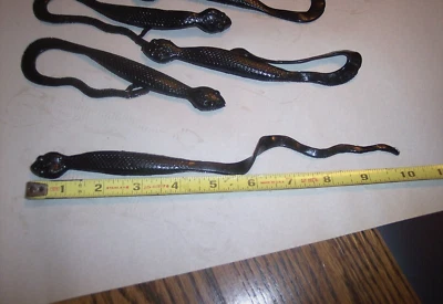 Manns 10" Snake Floating Fishing Lure 4Pk Baby Snake Water Moccasin Discontinued - Image 1 of 4