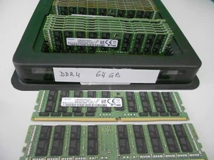 Samsung 64 Go RAM - DDR4 4DRx4 PC4-2666V ECC Reg. LRDIMM M386A8K40BM2-CTD7Q - Photo 1/3