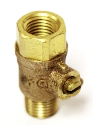 NNI 1/4" X 1/4" NPT - Lead Free Brass Test Cock - w/ Slot Backflow Preventer - PVB