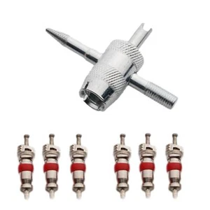 7* Tyre Valve Core With Remover Tool Schrader Valves N2J5 or Repair, For X69C - Picture 1 of 9