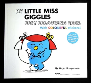 Little Miss Giggles Copy Colouring Book with Colourful Stickers - BRAND NEW - Picture 1 of 6