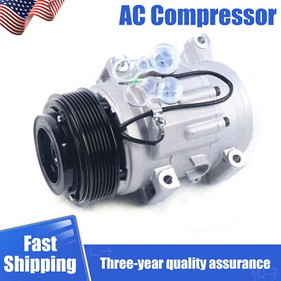 Compresor y embrague de aire acondicionado Fit 2005-2015 Toyota Tacoma 2,7 L 4,0 L 7 ranuras CO10835C Foto 1 de 4