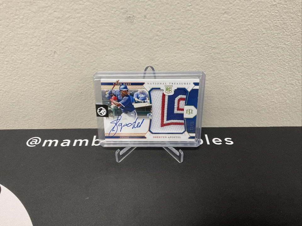 RPA 2021 Panini National Treasures Sherten Apostel RC Auto Patch 17/25 #178 - Image 1 of 2