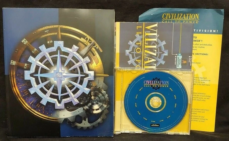Civilization Call to Power WIN 95/98/NT CD Rom Game + Manual Mint Disc 1 Owner ! - Image 1 of 1