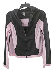 Tek Gear Windbreaker Pink Black Girls 18-20 XL - Picture 1 of 6