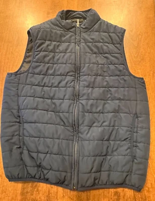 Chaps Light Vest Sleeveless Jacket Mens Size Medium Blue - Image 1 of 4