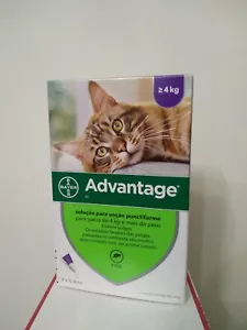 ADVANTAGE¹ 80 chat cat lapin flea protection externe 4-8 kg flea boite 4 pipette - Bild 1 von 2