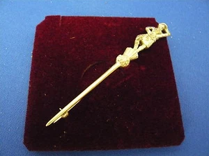 Scottish Kilt Pin Highland Man on Thistle guter Zustand - Bild 1 von 2