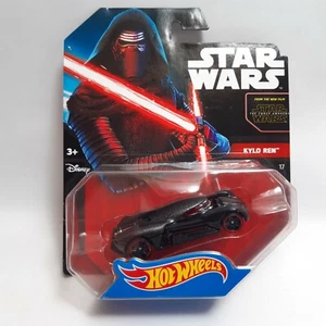 NEW HOT WHEELS Star Wars "Kylo Ren" Sleek Race Car Collectable 1:64 #17 - Picture 1 of 2