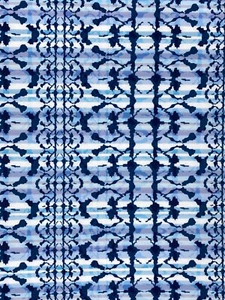 3.4M Stretch Abstract Gothic Stripe Print ITY Crepe Jersey Dressmaking Fabric - Picture 1 of 2