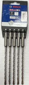 BOSCH HC2031B5 5-Piece 7/32 In. x 6 In. SDS-plus Bulldog Rotary Hammer Bits - Picture 1 of 1