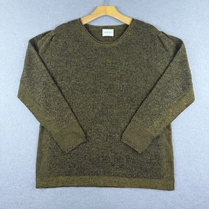 Wrap London Women's Marled Knit Pullover Sweater Wool Blend Green Size US 12 - Picture 1 of 7