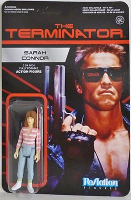 SARAH CONNOR The Terminator 3.75" inch Reaction Retro Figure Unpunched Card 2014 - Image 1 of 2
